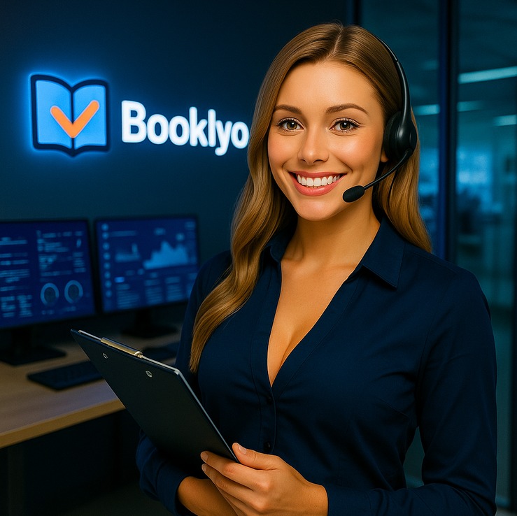 Booklyos receptionist